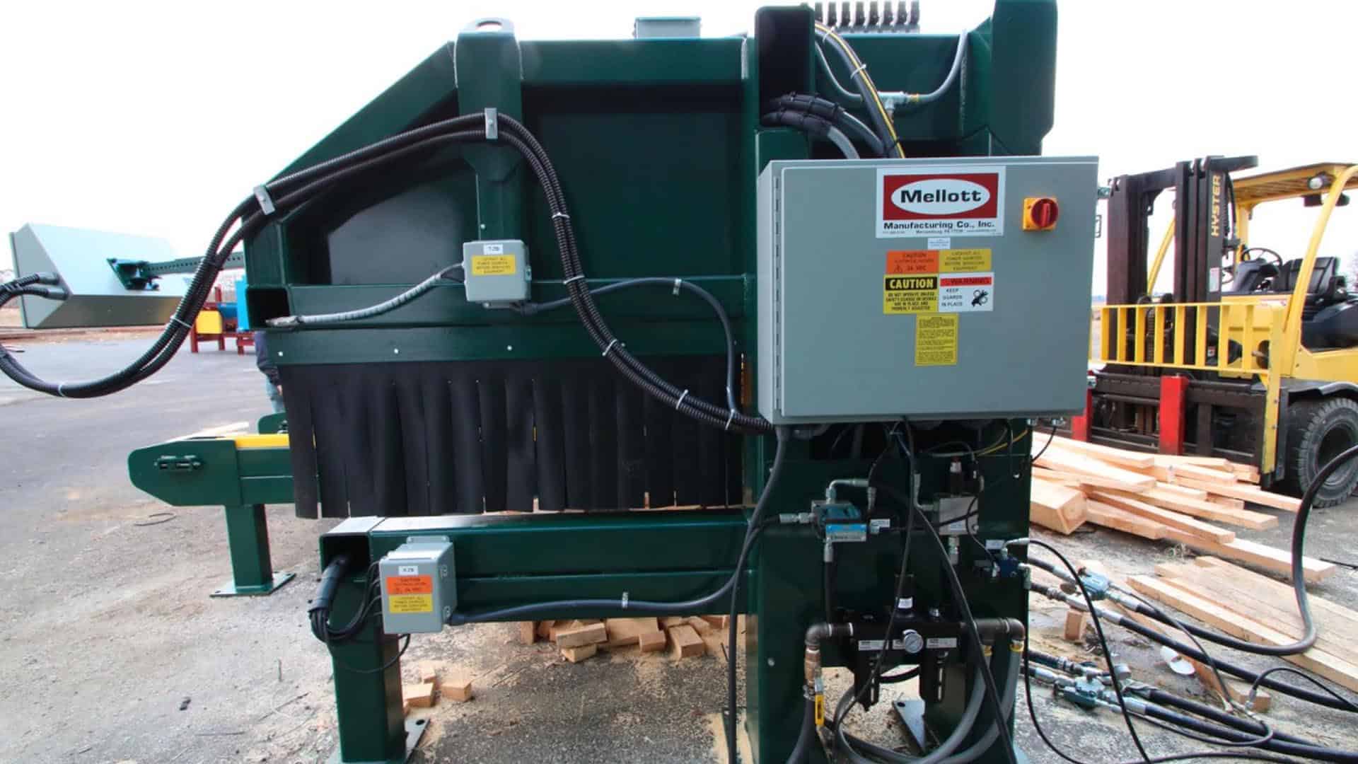 Mellott Tie/Timber LetDown Sorting System I nstalled at J.M. Wood