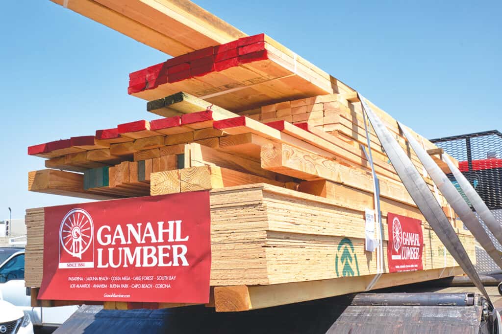 Pictured is a mixed load of lumber ready to leave Ganahl’s lumberyard. The company sold a total of 172,943,043 board feet of lumber from November 2018 through October 2019.