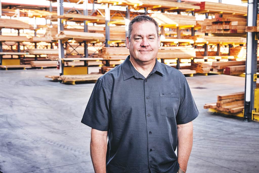 Ganahl Lumber’s COO is Brad Satterfield.
