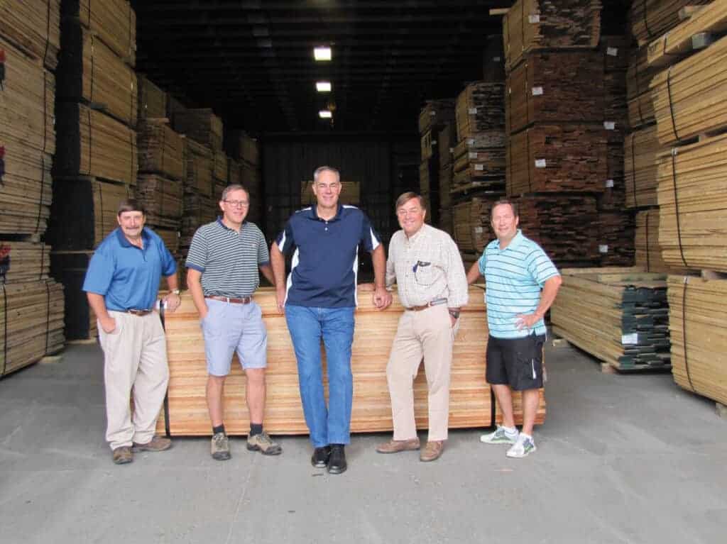 In sales are, left to right, Bruce Horner, Nils Dickmann, Greg Devine, Steven French and Eric Porter.