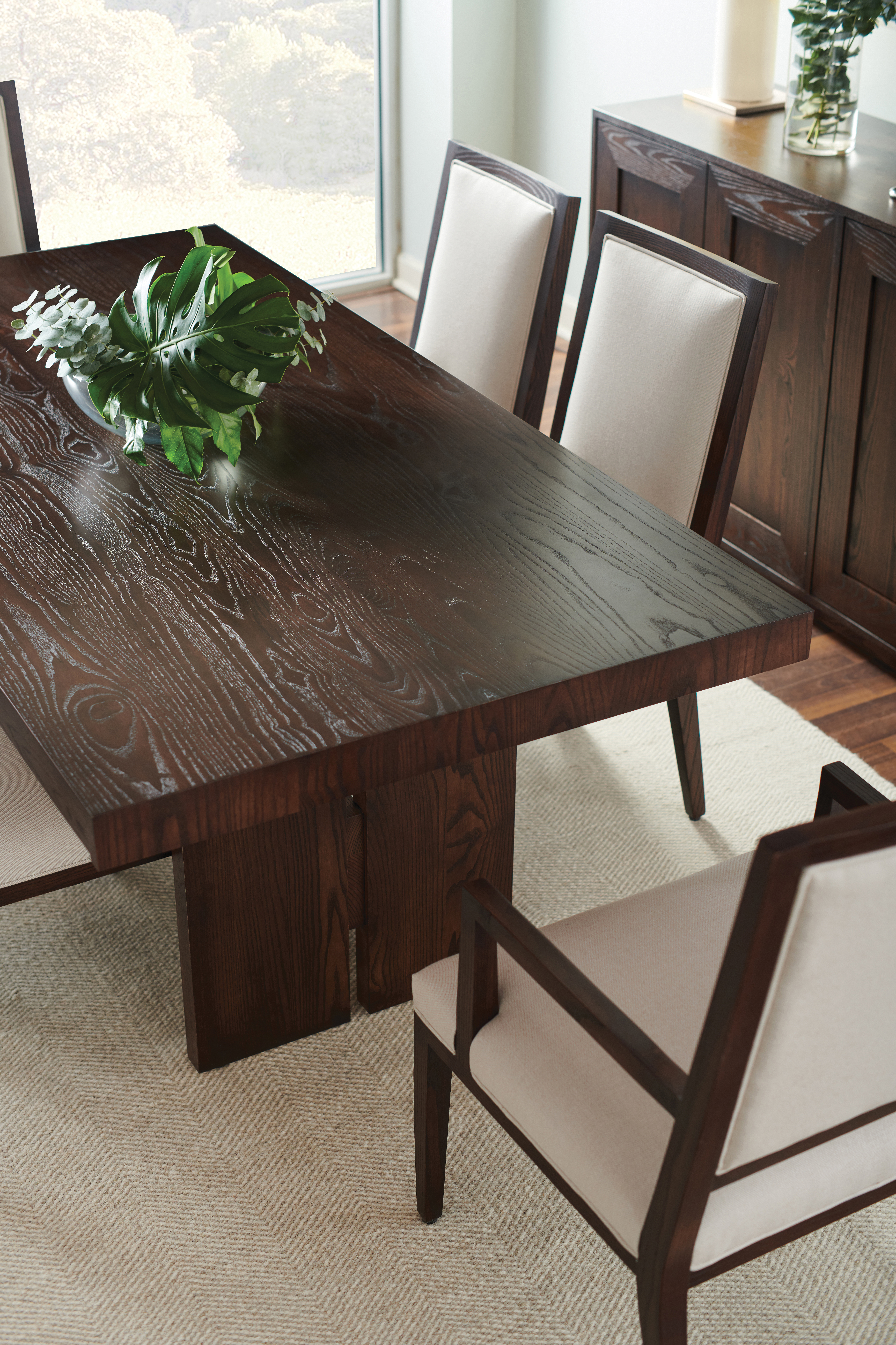 Gat Creek’s Wilson table in Ash displays the excellence of West Virginia workmanship in beautiful Appalachian Hardwoods.