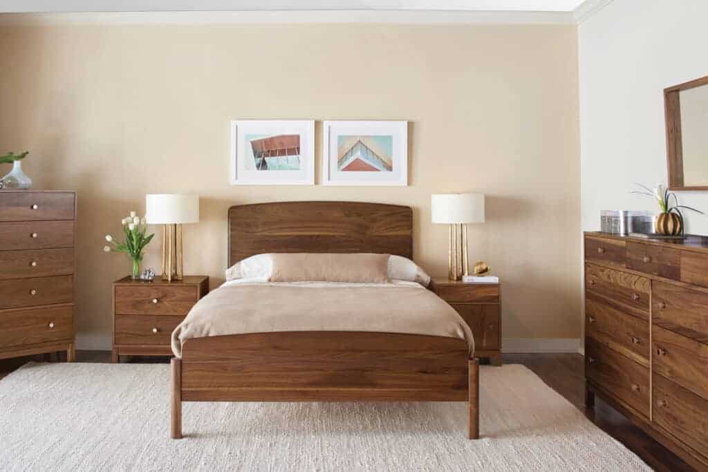 The Nicole bed is a new contemporary design manufactured by Gat Creek.