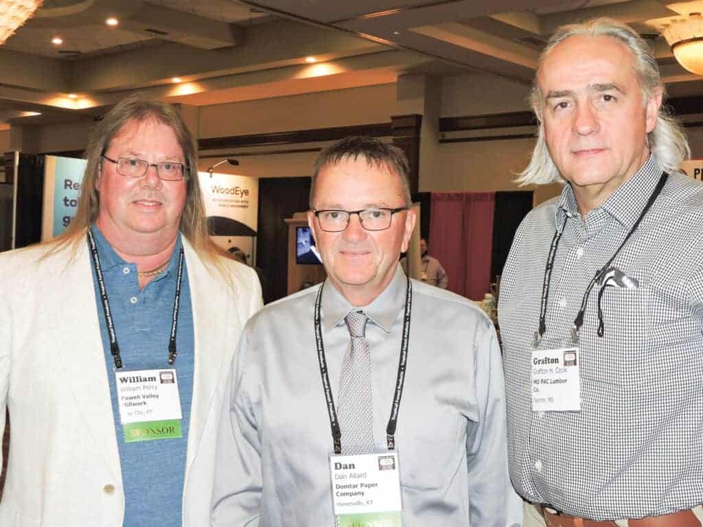 William Perry, Powell Valley Millwork LLC, Clay City, KY; Dan Allard, Domtar Paper Co., Hawesville, KY; and Grafton H. Cook, MO PAC Lumber Company, Fayette, MO