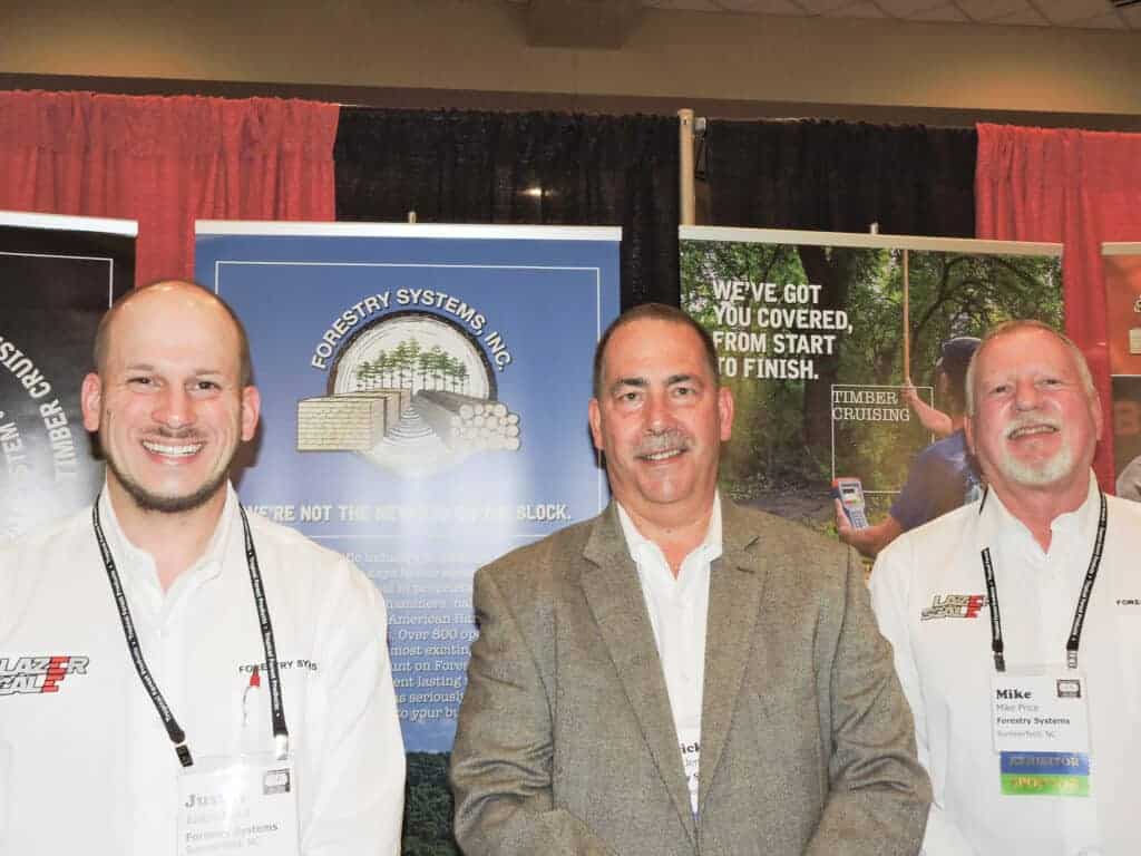 Justin Jenks, Patrick Jenks and Mike Price, Forestry Systems Inc., Summerfield, NC