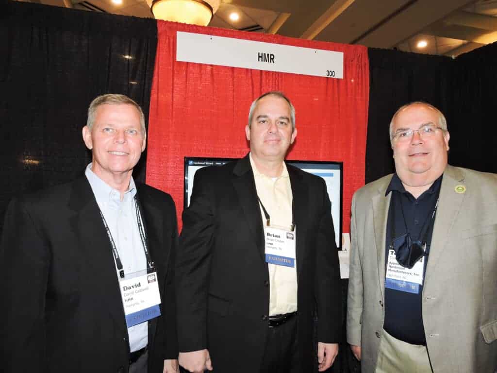 David Caldwell and Brian Cruzan, Hardwood Market Report, Memphis, TN; and Tom Inman, Appalachian Hardwood Manufacturers Inc., High Point, NC