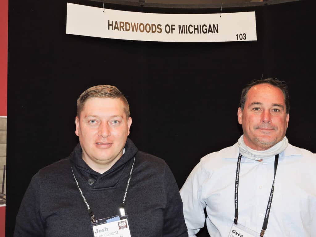 Josh Coblentz and Greg Clark, HMI Hardwoods LLC, Clinton, MI