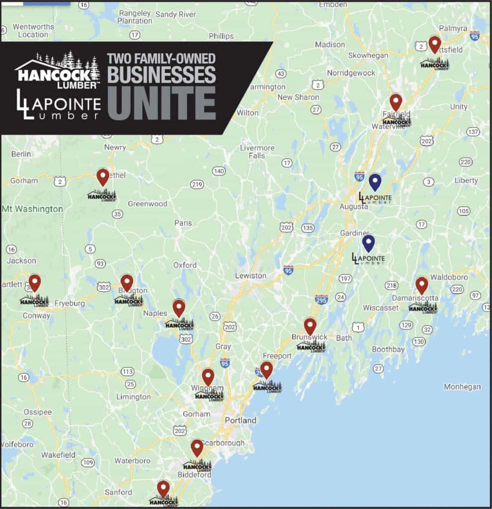 Family-Owned Businesses Unite: Hancock Announces Acquisition of Central Maine Lumberyard 2