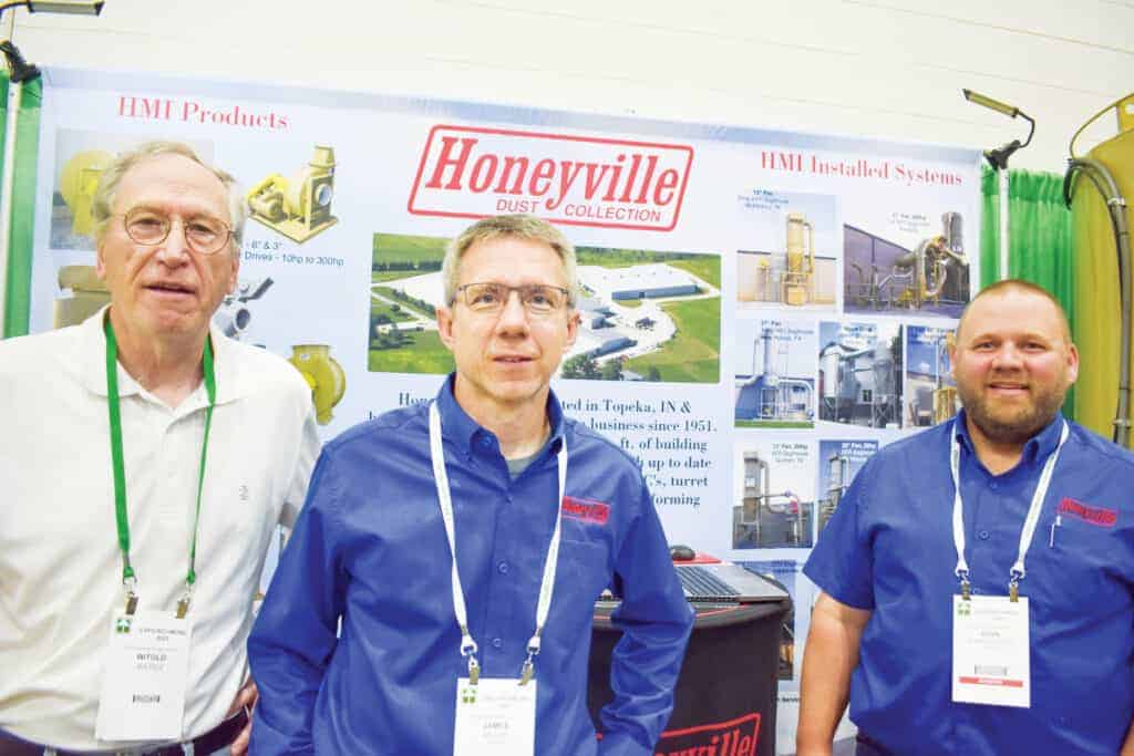 Witold Biercz, Performance Design Inc., Chesterfield, VA; and James Miller and John Burkholder, Honeyville Metal Inc., Topeka, IN