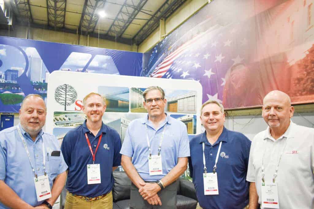 Bob Pope, SII Dry Kilns, Montpelier, VT; and Ben Mathews, Jim Higgins, Brian Turlington and Ken Matthews, SII Dry Kilns, Lexington, NC