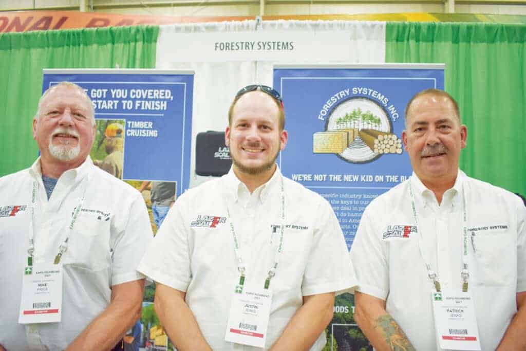 Mike Price, Justin Jenks and Patrick Jenks, Forestry Systems Inc., Summerfield, NC