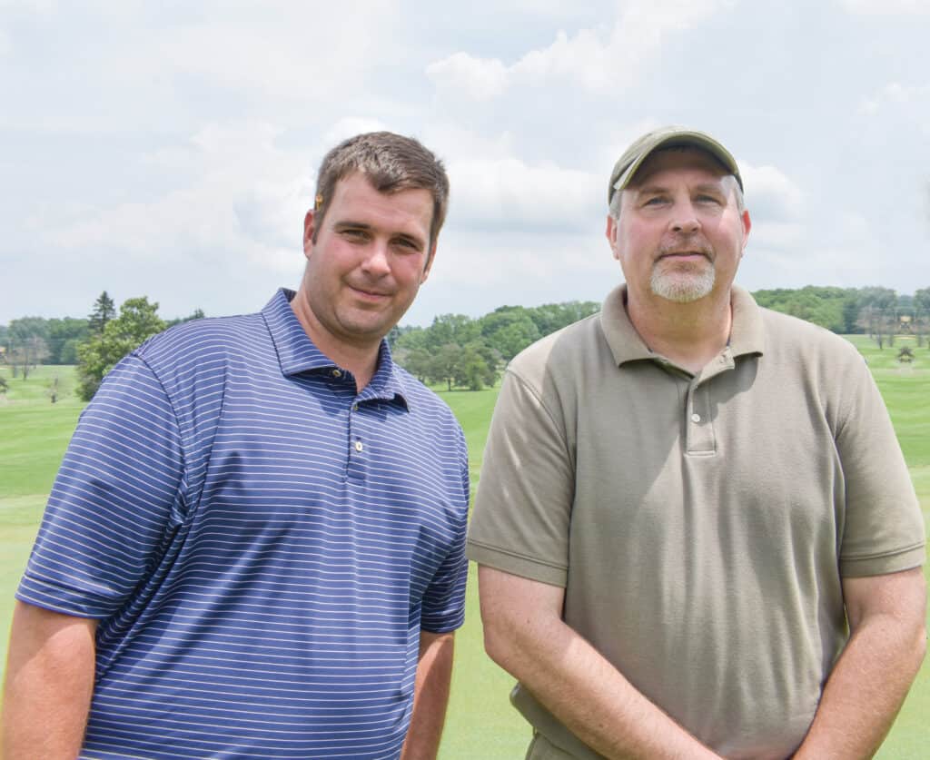 John Pysh, Pennsylvania Hardwoods LLC, Titusville, PA; and Ted Korn, Matson Lumber Co., Brookville, PA