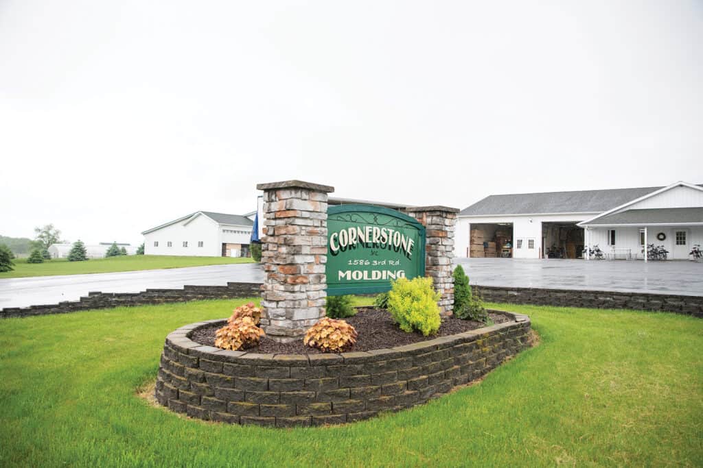 Established in March of 2004, Cornerstone Moulding is located between Nappanee and Bremen, IN.