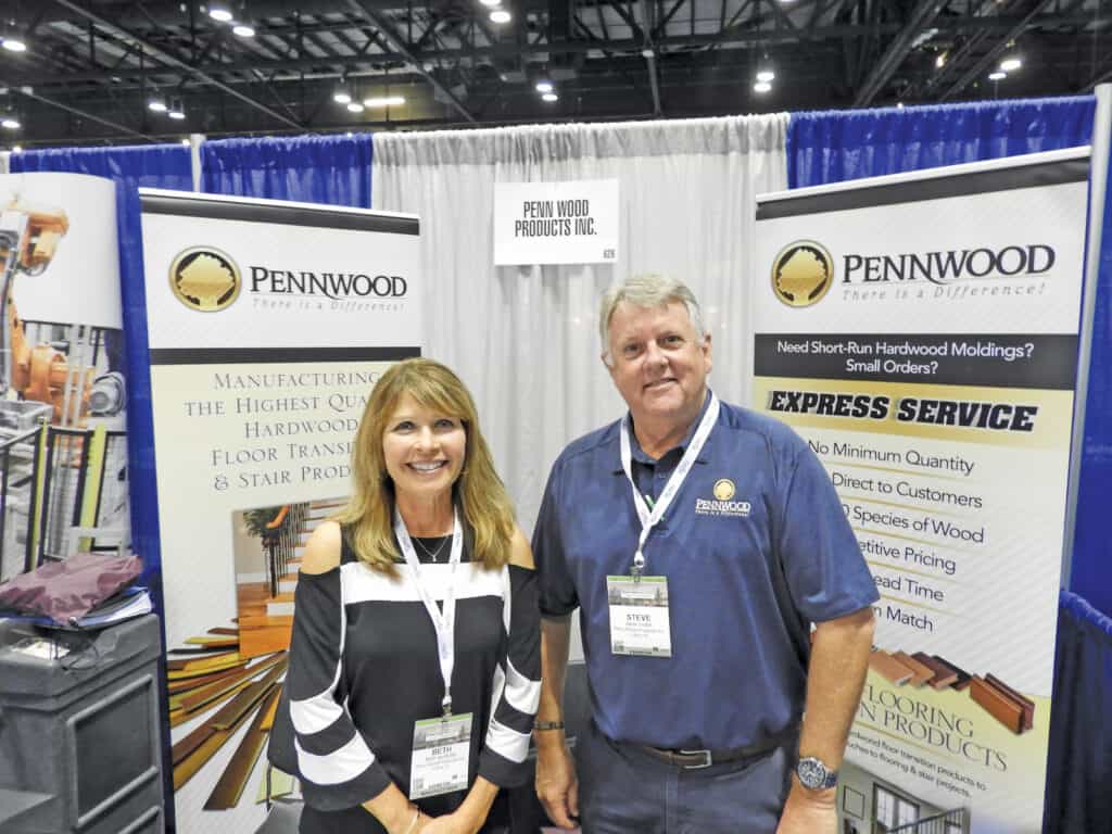 Beth Reindollar and Steve Cratch, Pennwood Products Inc., East Berlin, PA