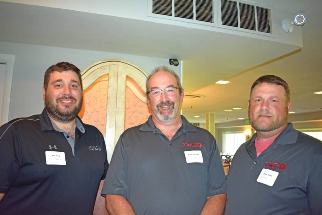 Ben Krieg, Kevin Williams and Chad Moon, Ron Jones Hardwood Sales Inc., Franklin, PA