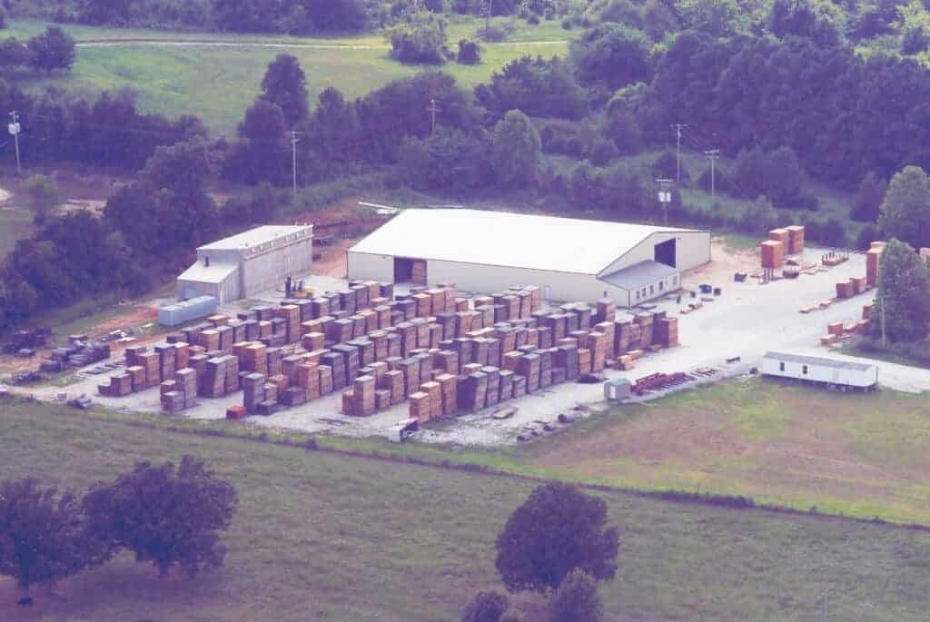 Marty Wood (owner, R&M Wood) stands in front of the company’s double end trimmed 5/4 FAS White Oak, ready for shipment. R&M buys 2.5 million board feet of lumber annually.