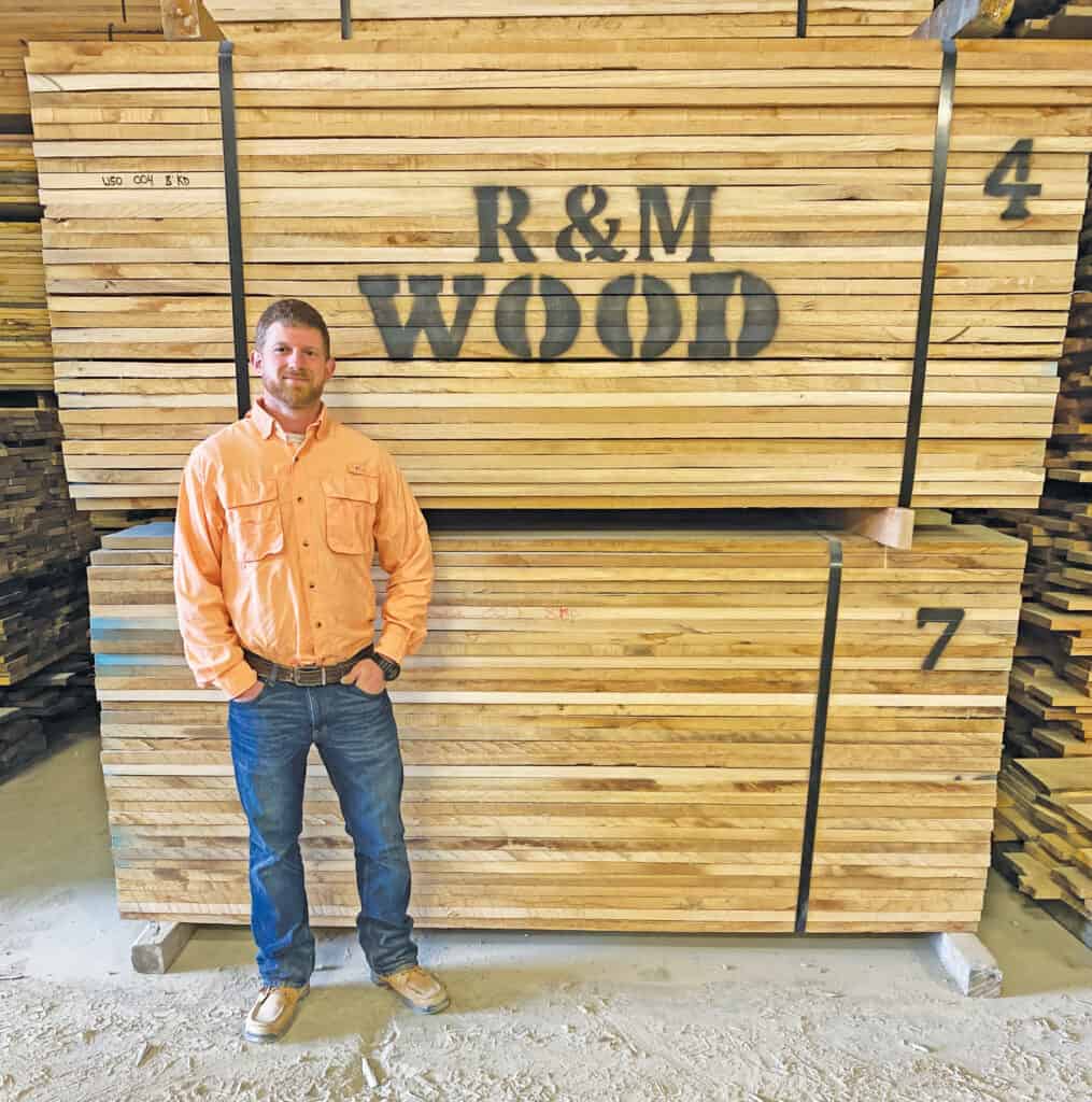 Thomas Rhodes, R&M Wood’s yard foreman and sales associate.