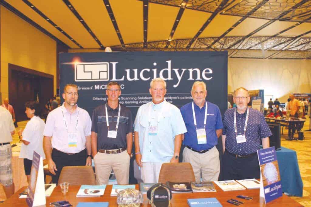 Marcus Trisdale, Lucidyne Technologies Inc., Corvallis, OR; Mason Talley, Arbor Tech Forest Products Inc., Blackstone, VA; Doug Tinsley, Tinsley Consulting Group LLC, Hot Springs, AR; Chris Cournyer, Lucidyne Technologies Inc., Corvallis, OR; and John Rhea, Lucidyne Technologies Inc., Bossier City, LA