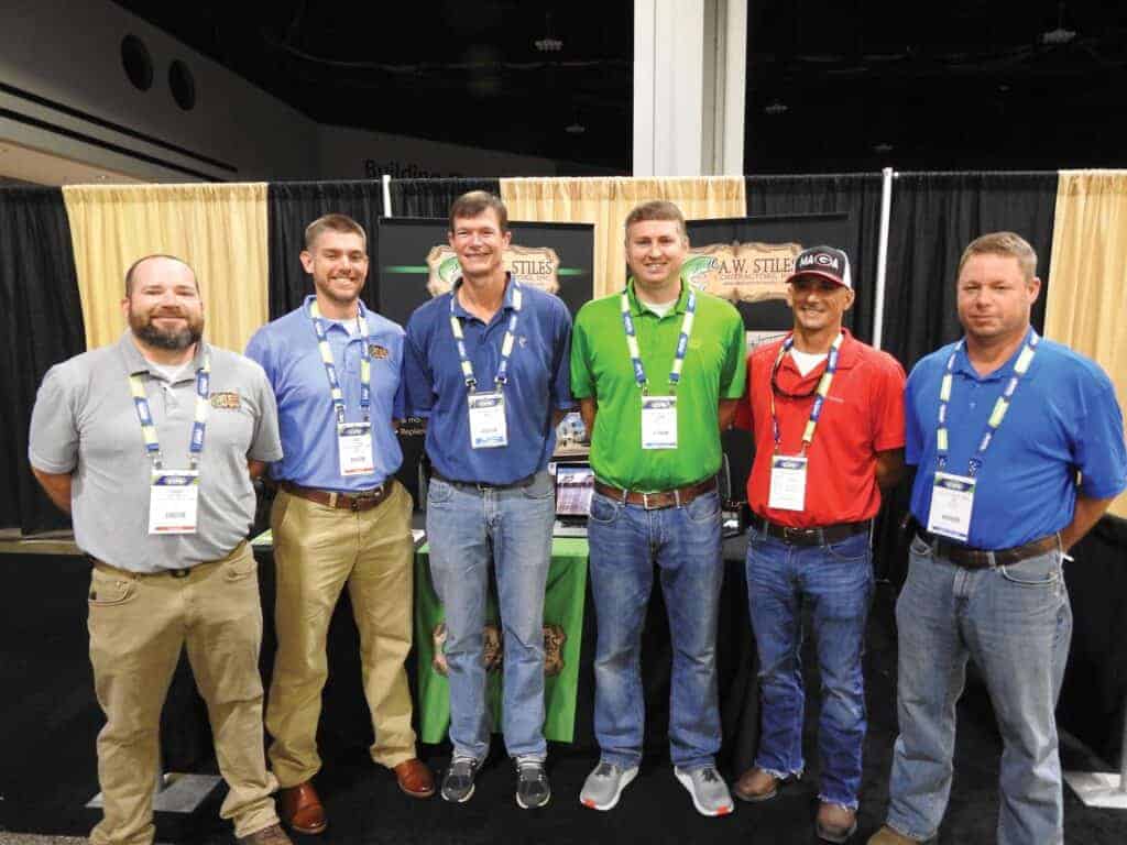 Casey Miller and Lee Stiles, A.W. Stiles Contractors Inc., McMinnville, TN; Bill Howard, John Clifton, Derrick Faircloth and Al Hill, Claude Howard Lumber Co. Inc., Statesboro, GA