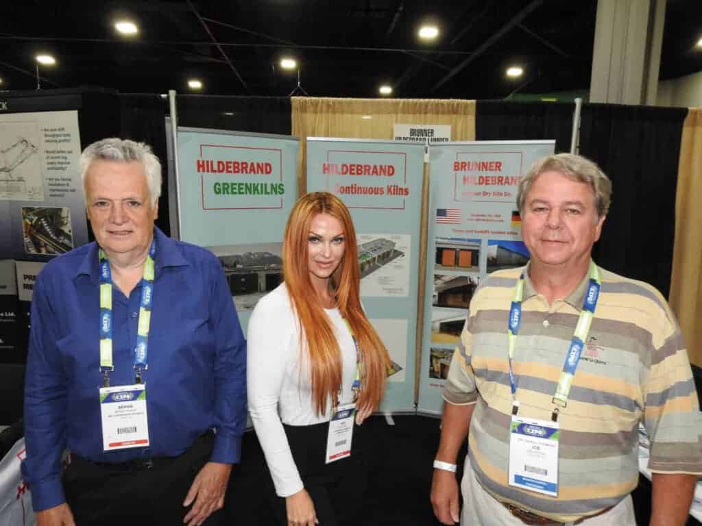 Bernie Pahlke, BEP Engineering Services Ltd., Surrey, BC; Keli Park, Brunner-Hildebrand Lumber Dry Kiln Co., Nashville, TN, and Joe Patton, The Westervelt Company, Tuscaloosa, AL