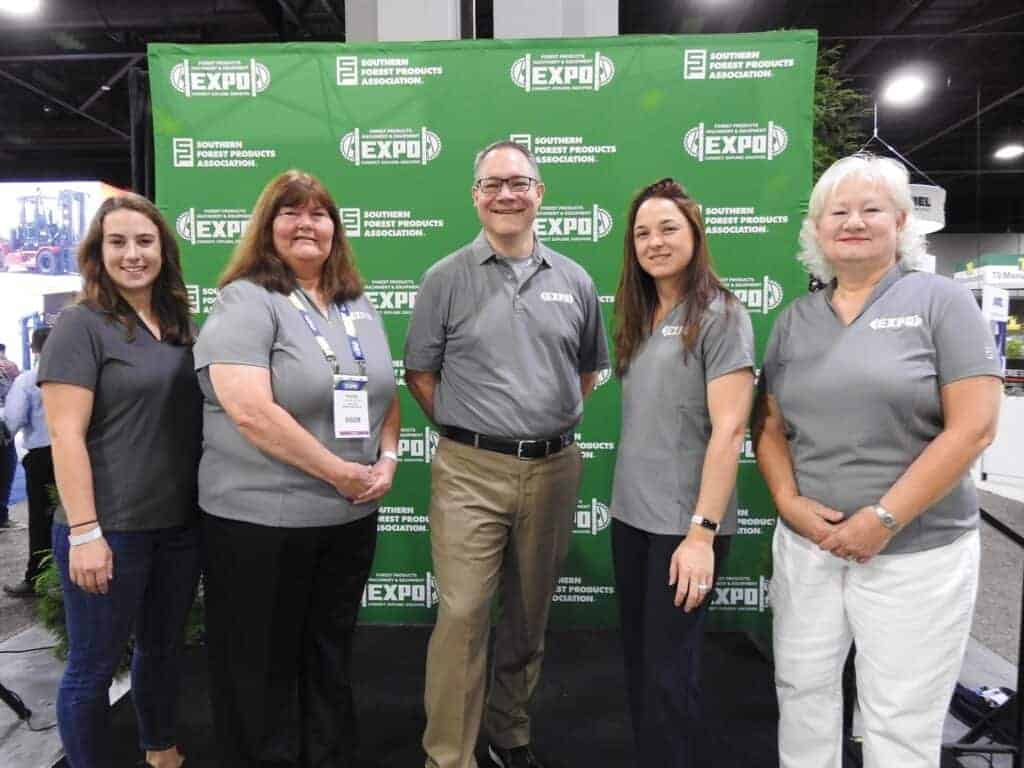 Julia Milrod, Rachel Elton, Eric Gee, Alaina Hanson and Linda Patch, Southern Forest Products Association,  Metairie, LA