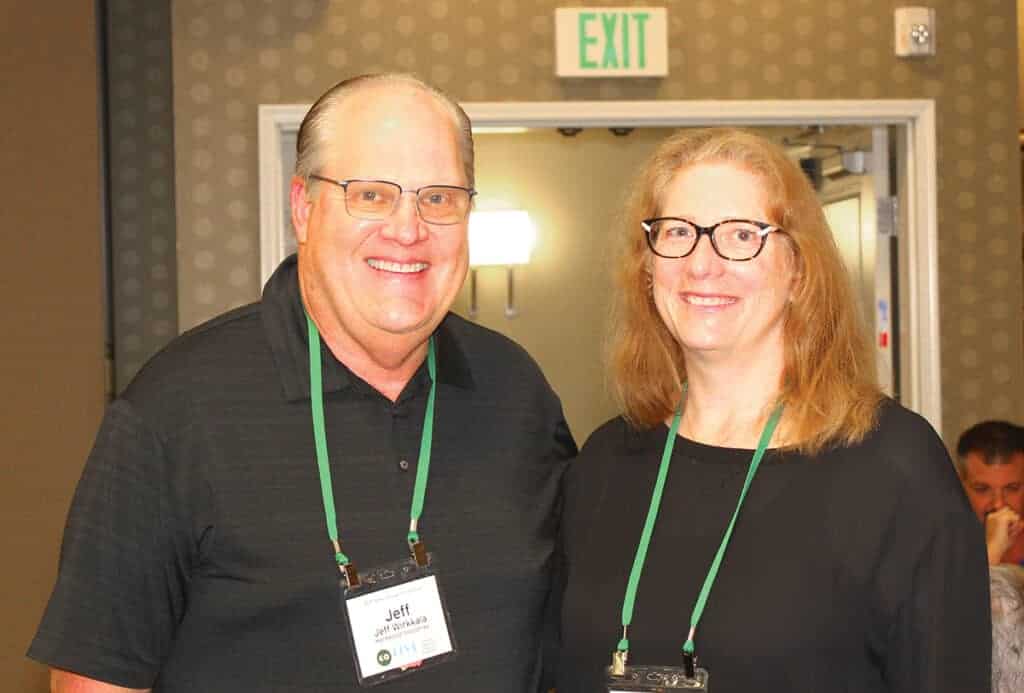 Jeff Wirkkala, Hardwood Industries Inc., Sherwood, OR; and Dana Lee Cole, Hardwood Federation, Washington, DC