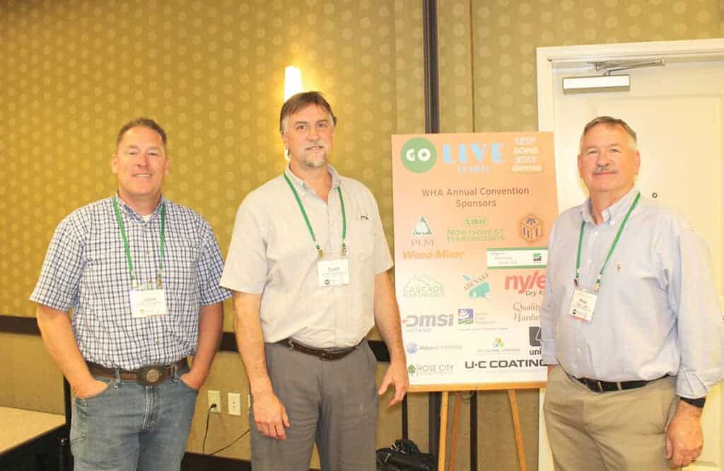 Jason Cutsforth, U-C Coatings LLC, Sherwood, OR; Scott Leavengood, Oregon State University, Corvallis, OR; and Mike Lipke, Trillium Pacific Millwork Inc., Hubbard, OR