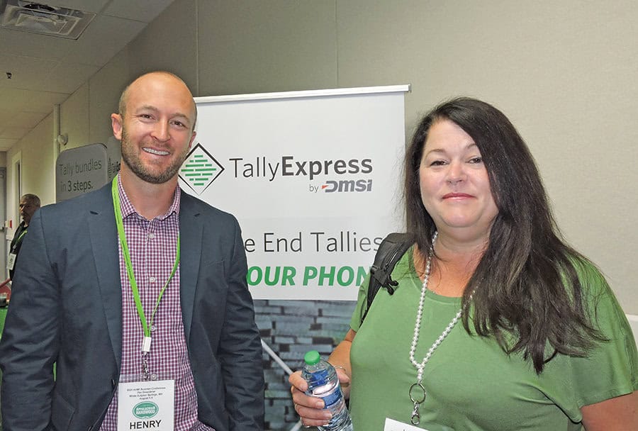 Henry German, DMSi Software/TallyExpress/eLimbs, Omaha, NE; and Jacquie Hess, DMSI Software/TallyExpress/eLIMBS, Belpre, OH