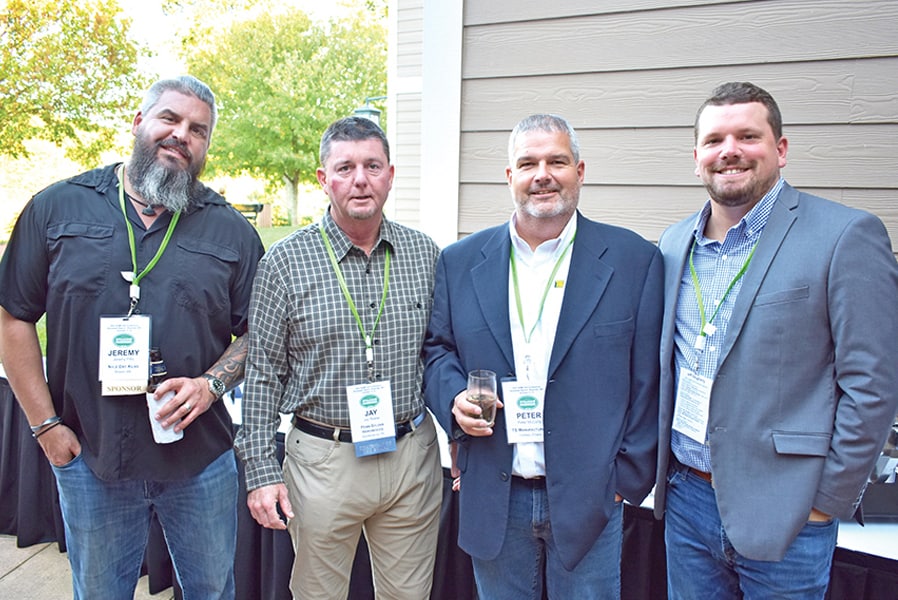 Jeremy Pitts, Nyle Dry Kilns, Hickory, NC; Jay Reese, Penn-Sylvan International, Spartansburg, PA; Peter McCarty, TS Manufacturing, Dover-Foxcroft, ME; and Jeff Dougherty, Ally Global Logistics, Jacksonville, FL