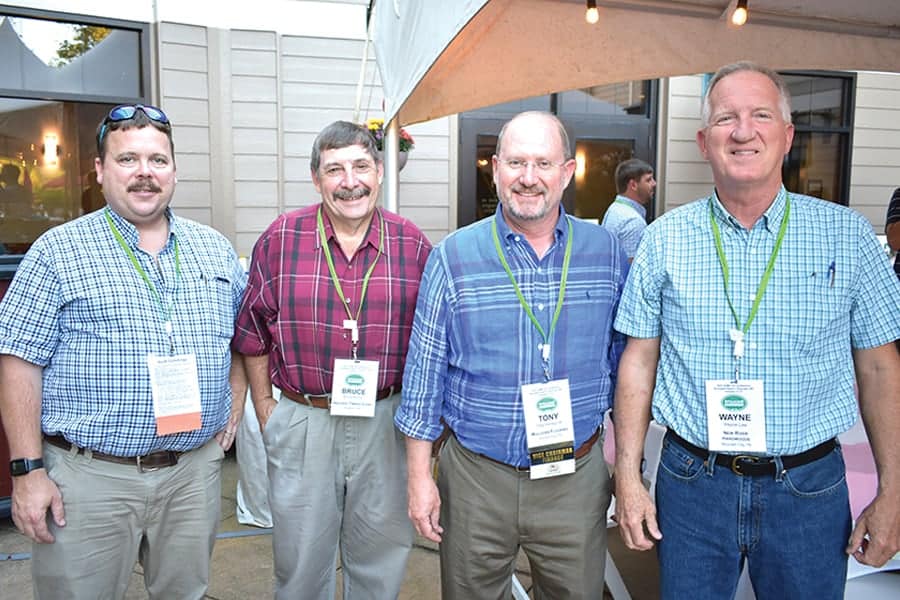 Scott Cummings, Cummings Lumber Co. Inc., Troy, PA; Bruce Horner, Abenaki Timber Corp., Kingston, NH; Tony Honeycutt, Mullican Flooring, Johnson City, TN; and Wayne Law, New River Hardwoods Inc., Mountain City, TN