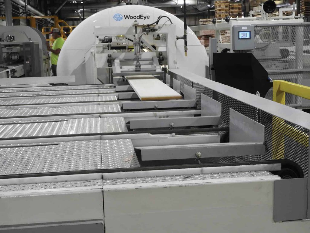 Pictured is a state-of-the-art scanning defect line at AHC.