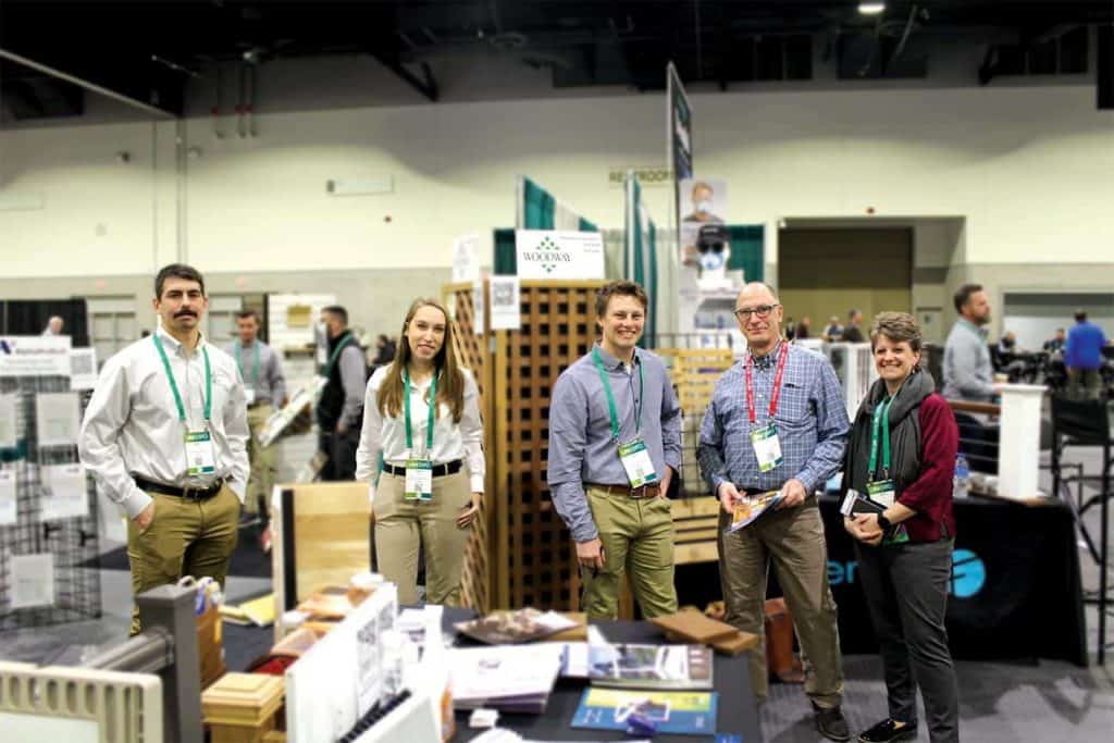 Max Fatello, Marketing & Sales Associates, Hampton, NH; Kayla Franciamone and Silas Betz, Marketing & Sales Associates, Pottstown, PA; and Tom Howley and Genn Howley, GNH Lumber Inc., Greenville, NY 