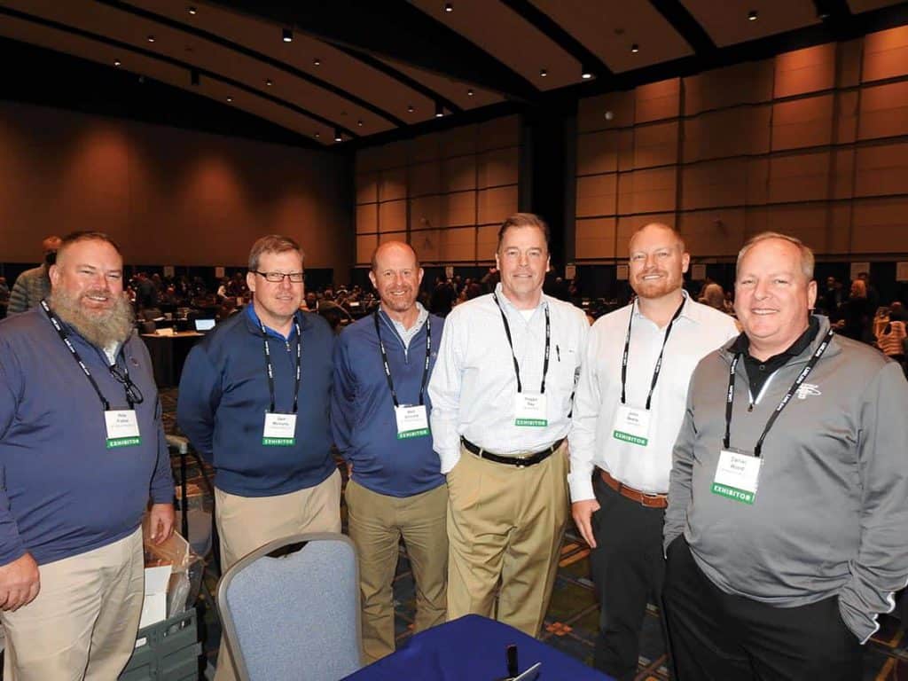 Pete Fisher and Sam McMurry, Georgia-Pacific Plywood Sales, Atlanta, GA; Matt Broome, Georgia-Pacific OSB LLC, Atlanta, GA; Reggie Ray and John Beers, GeorgiaPacific LLC, Atlanta, GA; and Daniel Wood, Georgia-Pacific Wood Products LLC, Atlanta, GA 