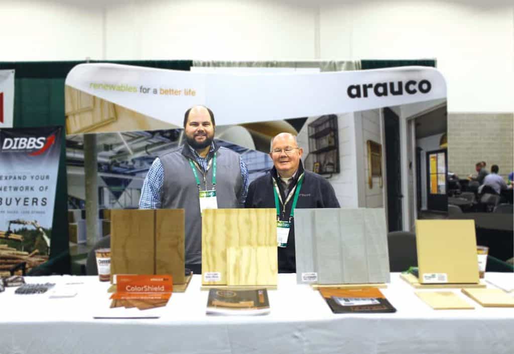 Tyler Asbill, Arauco North America Inc., Raleigh, NC; and Dave Patch, Arauco North America Inc., Atlanta, GA 