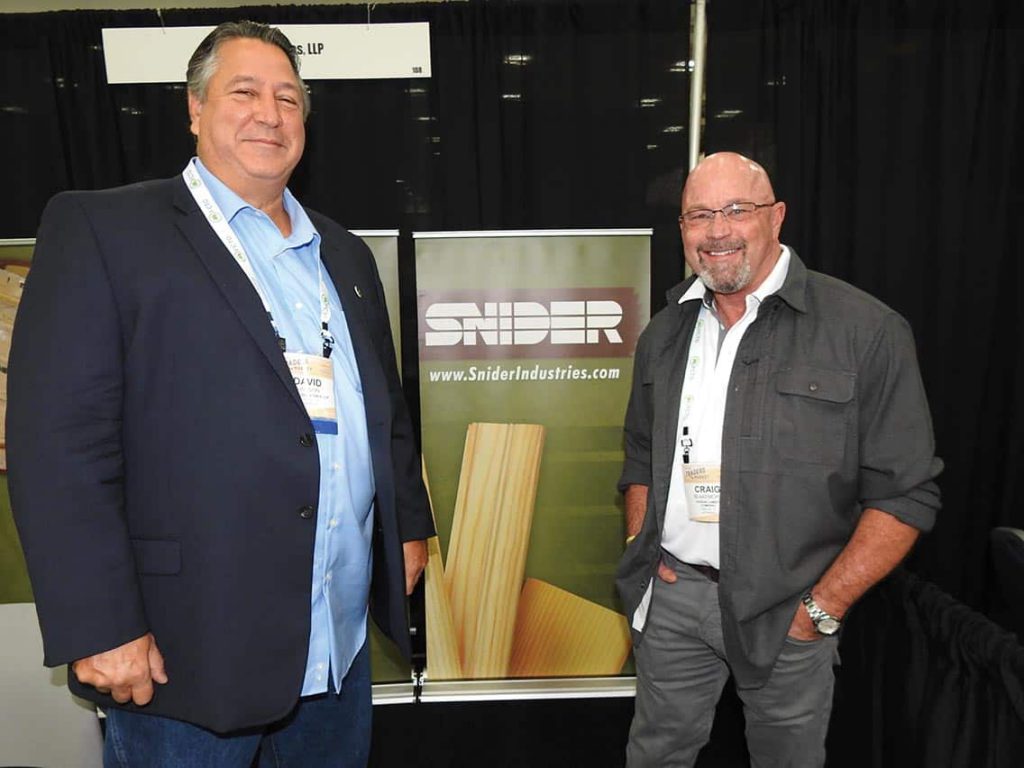 David Hanson, Snider Industries LLP, Marshall, TX; and Craig Blakemore, Hixson Lumber Company, Dallas, TX