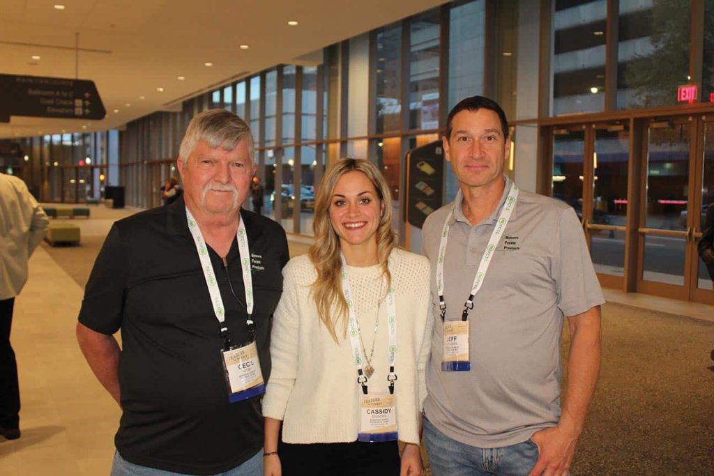 Cecil Higby, Cassidy Bowers and Jeff Bowers, Bowers Forest Products Inc., Beavercreek, OR