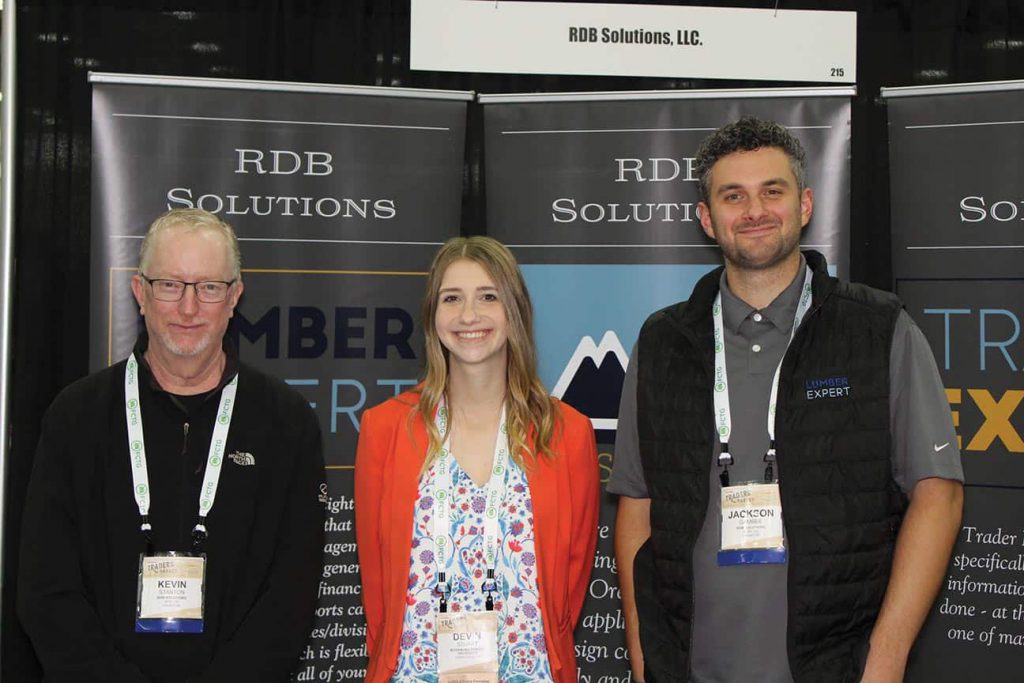 Kevin Stanton, RDB Solutions LLC, Bend, OR; Devin Stuart, Roseburg Forest Products, Springfield, OR; and Jackson Gambee, RDB Solutions LLC