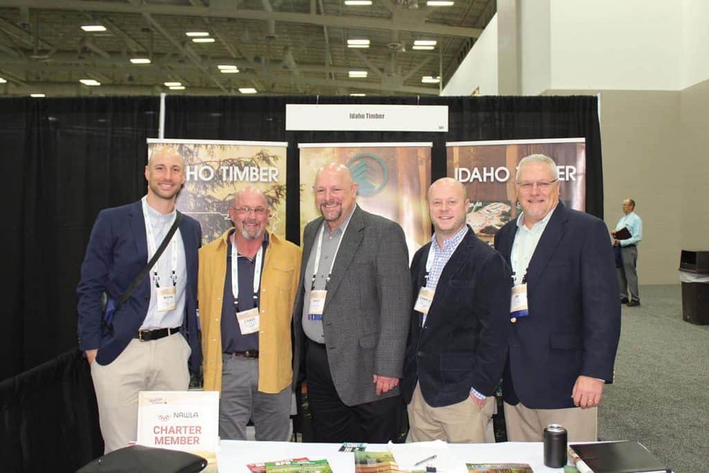 Mark Gray, Patrick Lumber Company, Portland, OR; Craig Blakemore, Hixson Lumber Company, Dallas, TX; Dave Luce, Idaho Timber of Texas LLC, Fort Worth, TX; Charley McGovern, Pacific Western Lumber Inc., Lakewood, WA; and Jim Bowen, Idaho Timber Corporation, Chadbourn, NC