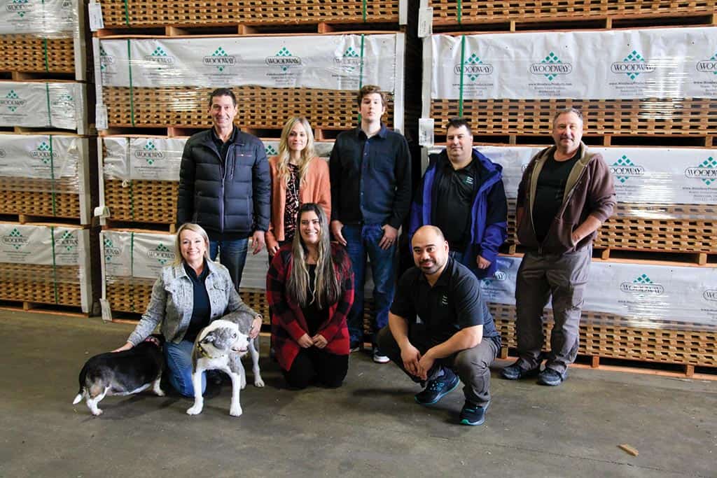 The office staff is integral to the success of Bowers Forest Products.