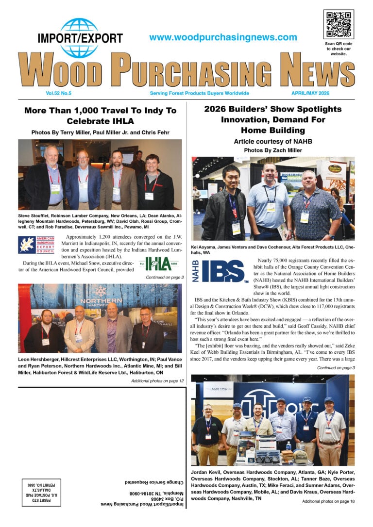 Import / Export Wood Purchasing News 1