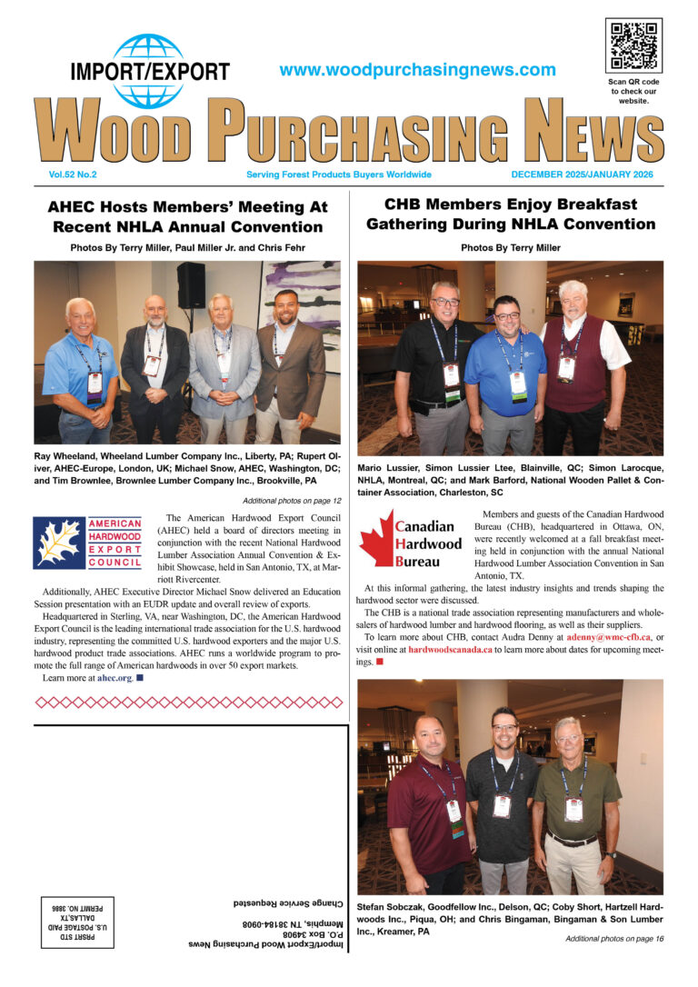 Import / Export Wood Purchasing News 1