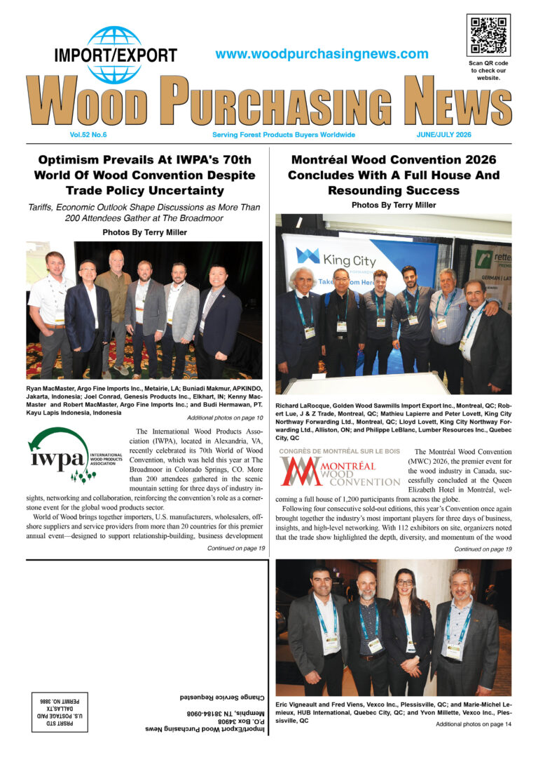 Import / Export Wood Purchasing News 1