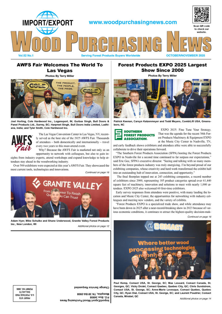 Import / Export Wood Purchasing News 1