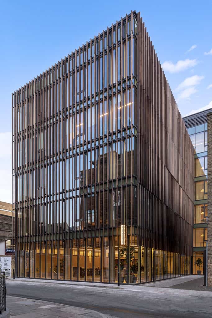 With Technical Support From AHEC, Groundbreaking Mass Timber Office Building In London Makes Extensive Use Of Thermally Modified American Tulipwood  1